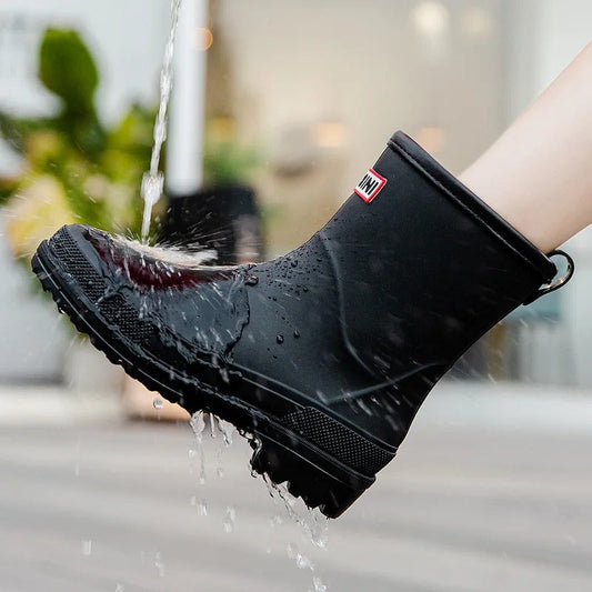 Botas de Lluvia de Mujer tipo Slip On | Altura al Tobillo